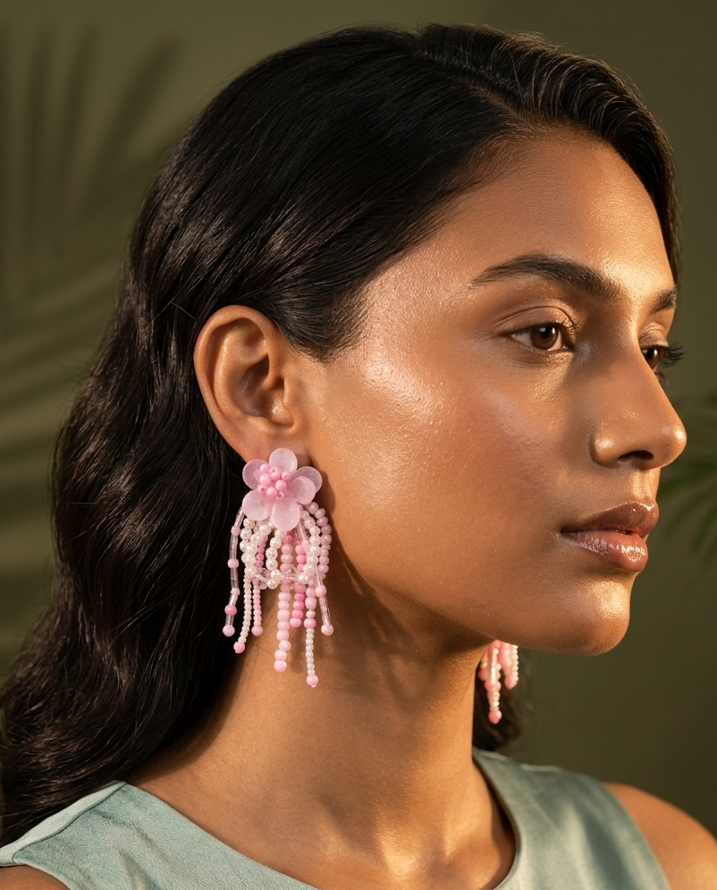 Cotton Candy Jellyfish Earrings