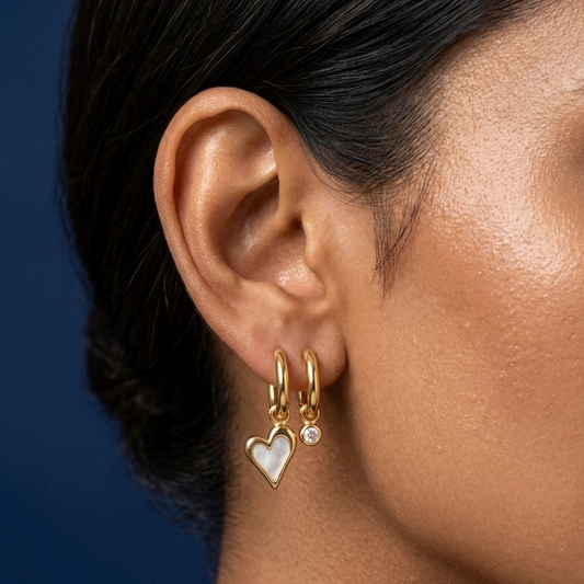 Sweetheart Sparkle Earrings - BKAT21
