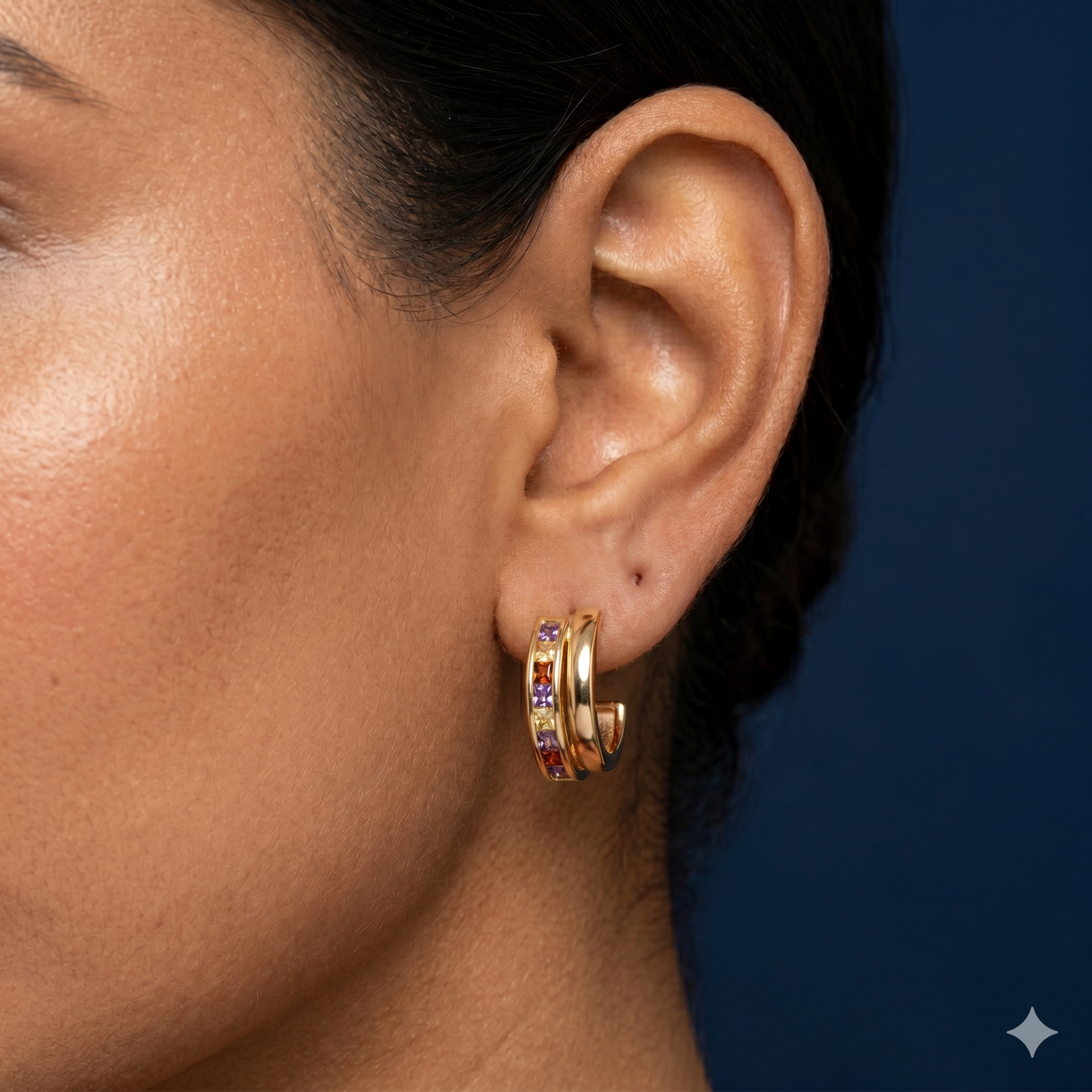 Celeste Color Pop Hoops - BKAT24