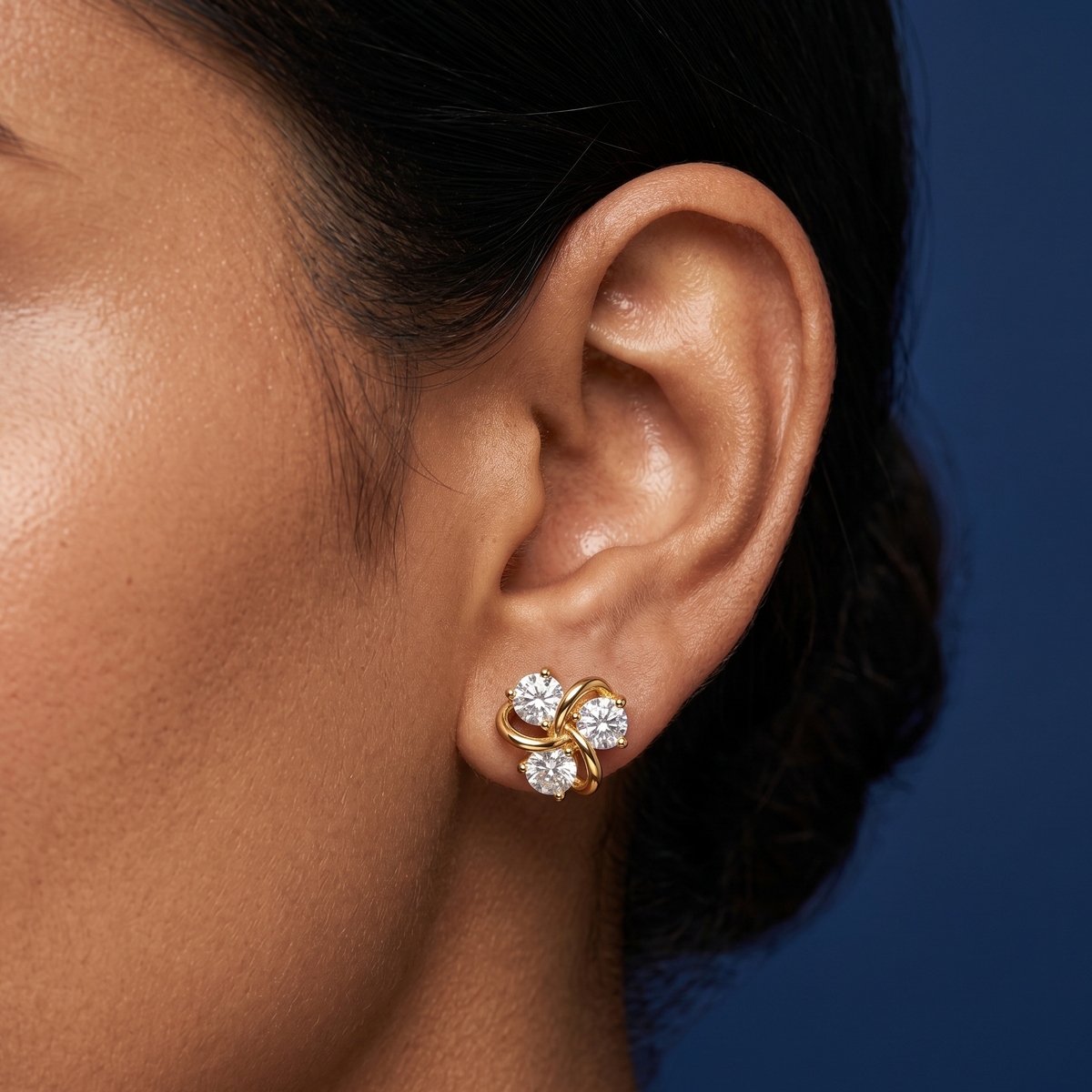 Trinity Spark Stud Earrings - BWAT11