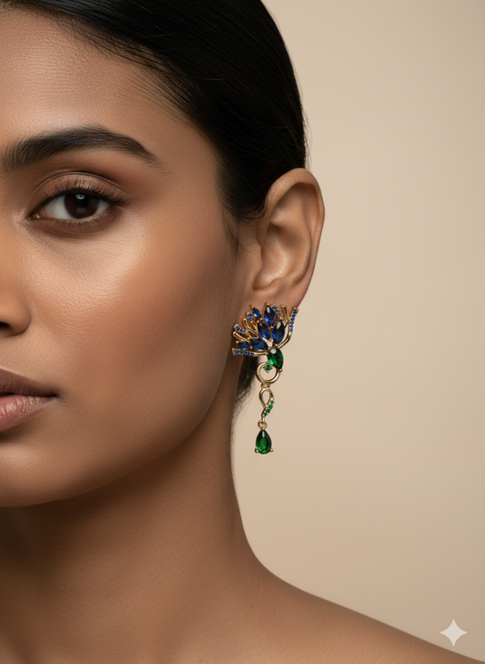 Emerald Peacock Drop - BWAT14