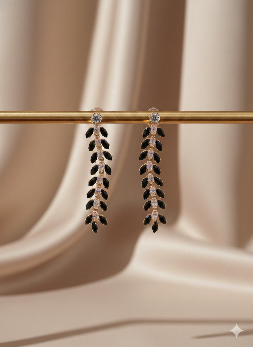 Moonlit Noir Danglers - DS02
