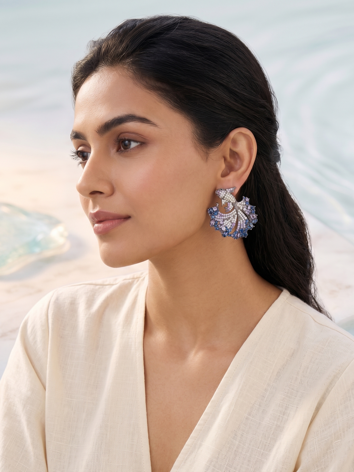 Midnight Lagoon KOI Earrings