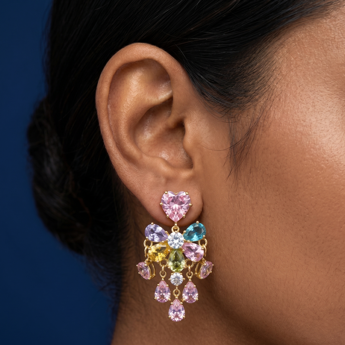 Rainbow Luxe Drop Earrings - SFSS31