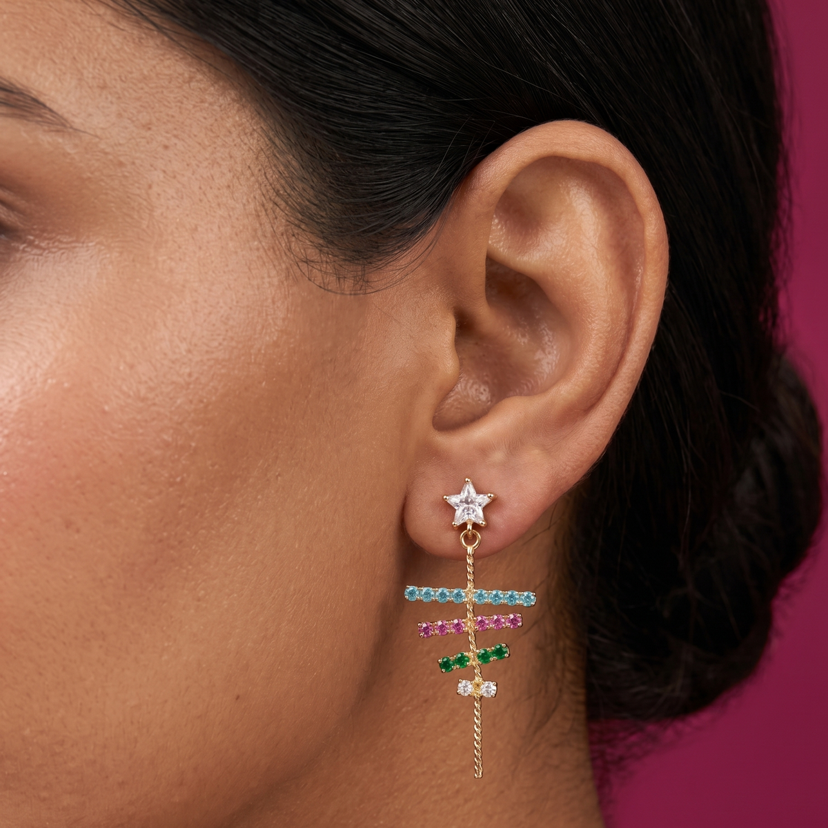 Starlit Spectrum Earrings