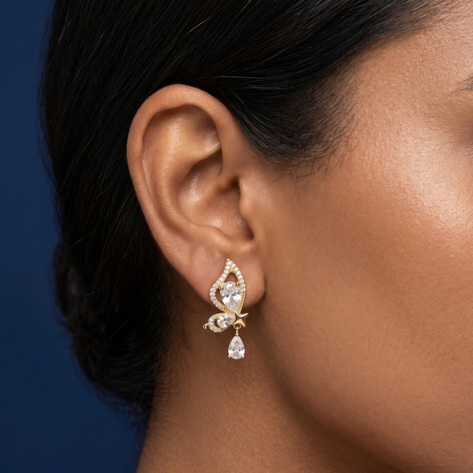 Celestial Butterfly Drop Earrings - SFPW24