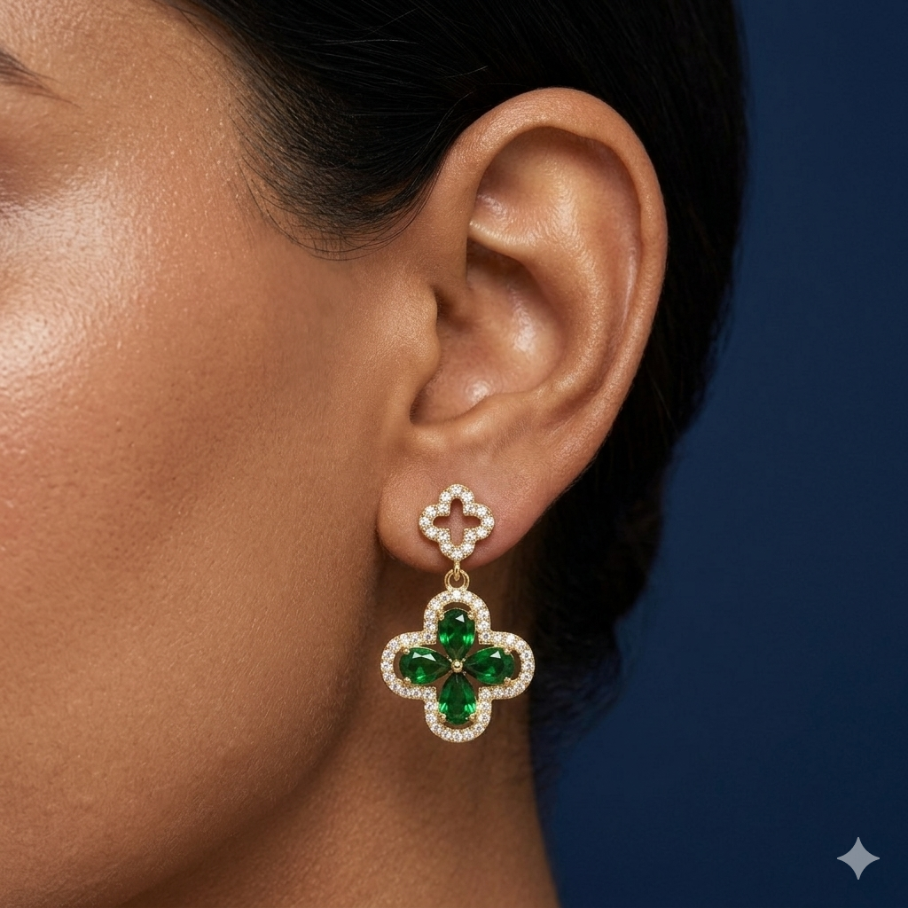 Emerald Clover Drop - SFPW36