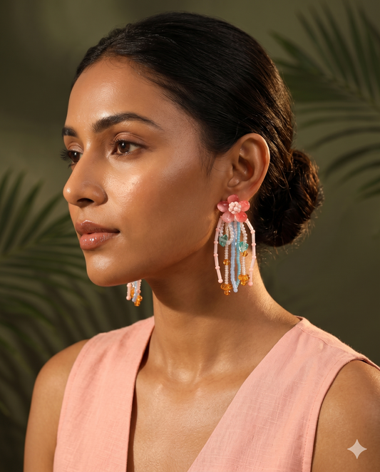 Coral Reef Jellyfish Earrings