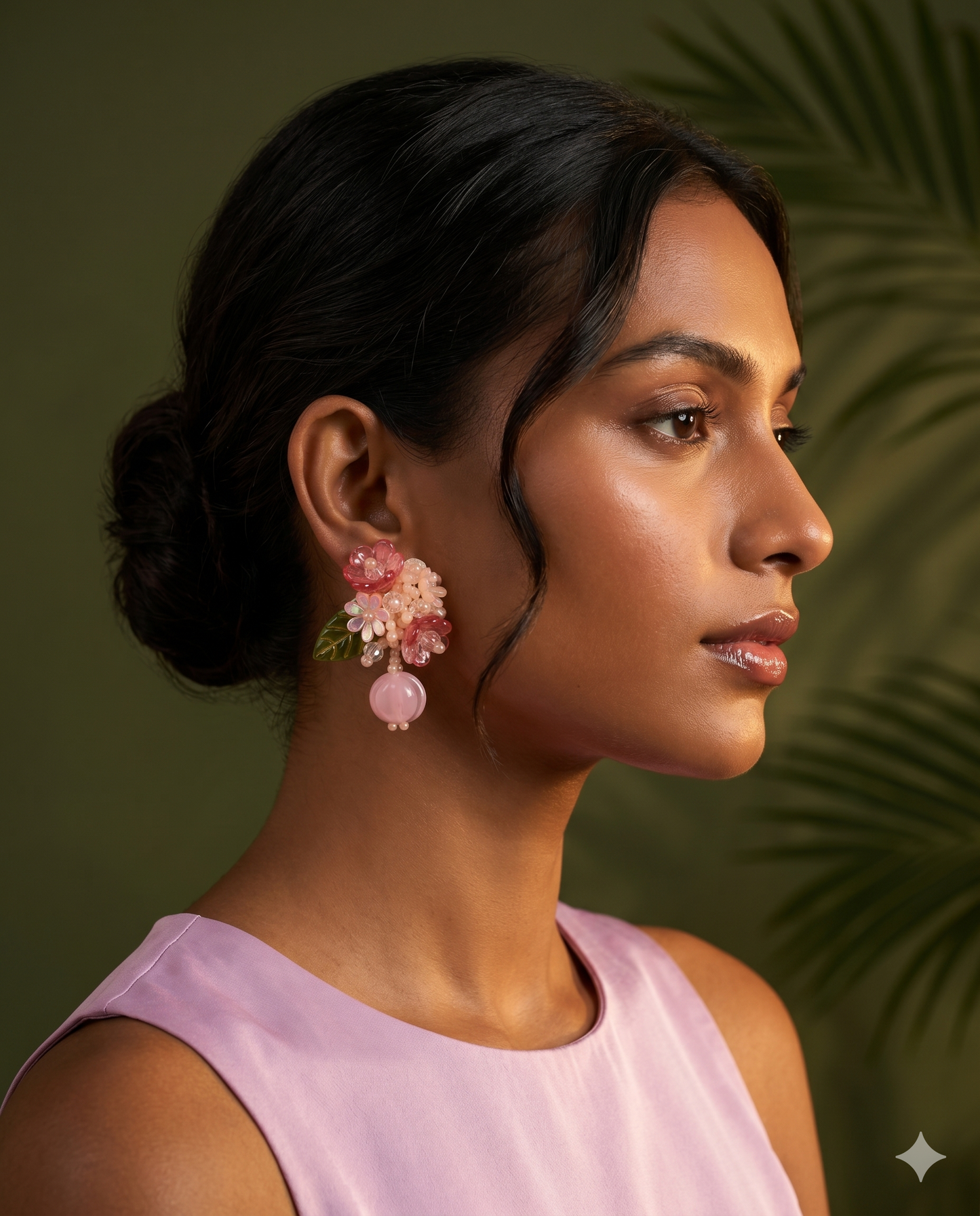 Blush Blossom Bouquet Earrings