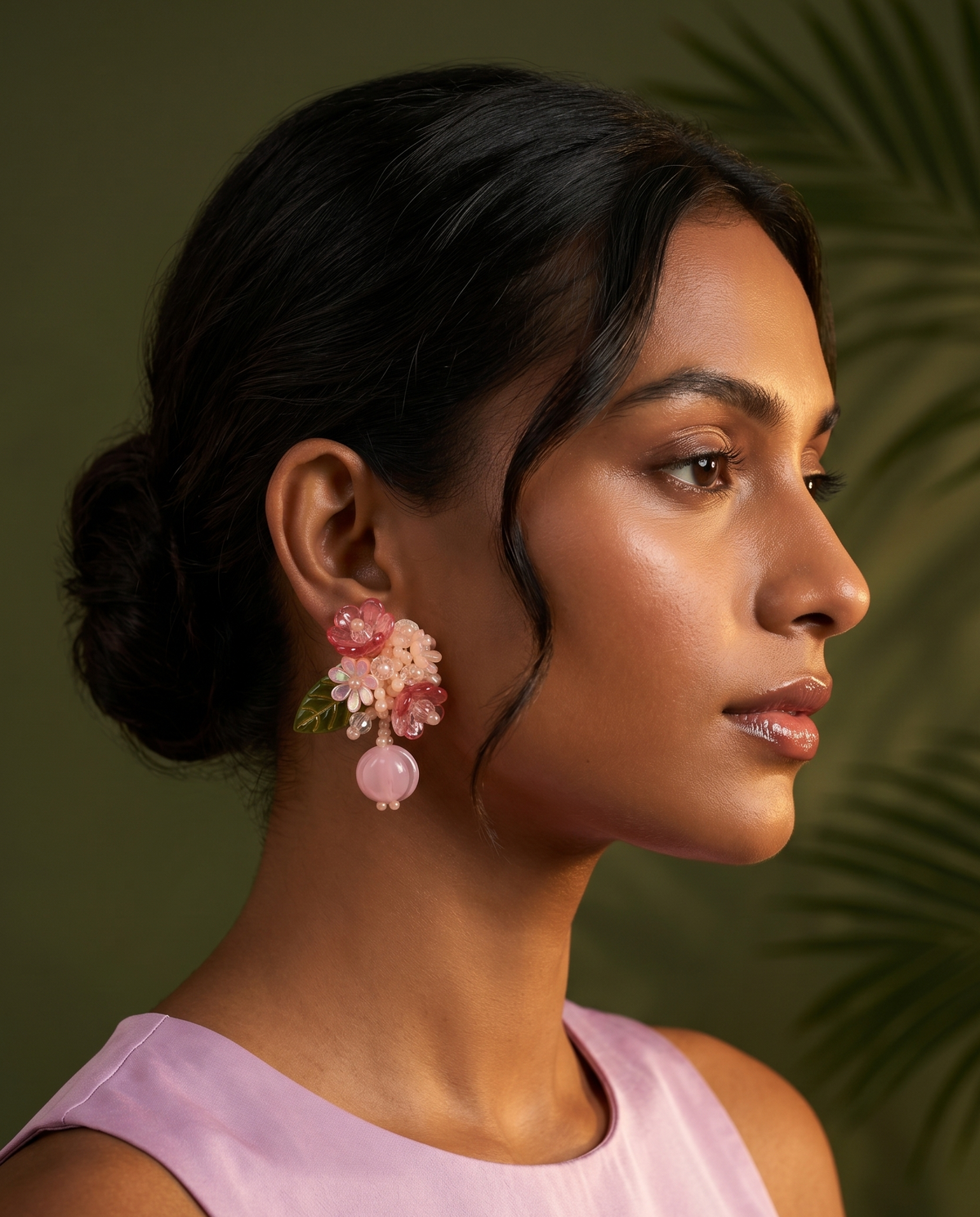 Blush Blossom Bouquet Earrings