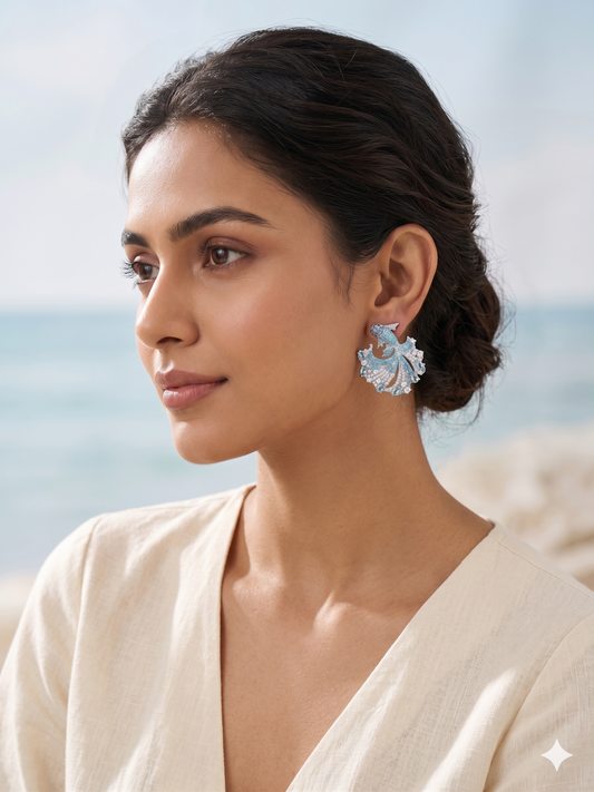 Ocean Mist Koi Earrings
