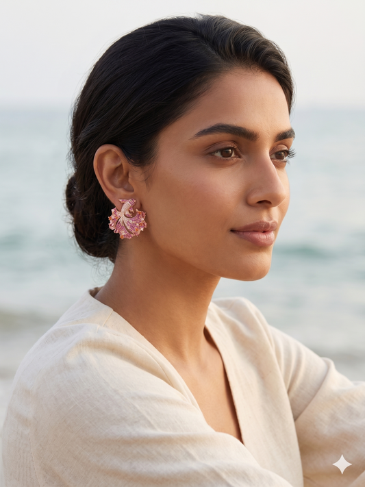 Sunset Bloom KOI Earrings