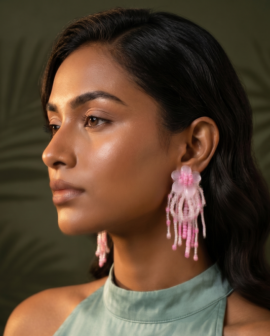 Cotton Candy Jellyfish Earrings