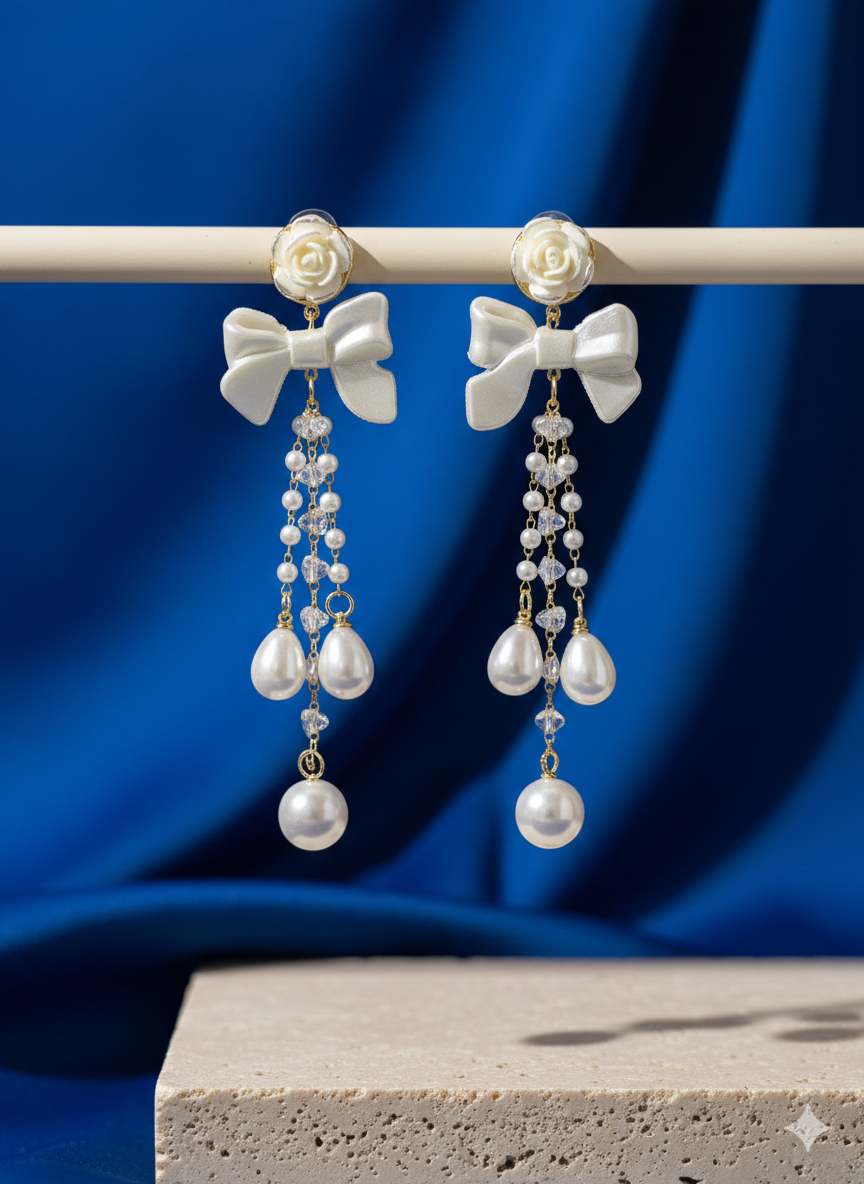 Snow Bloom Pearl Drops - KN11