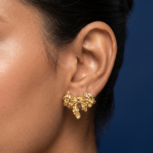 Molten Muse Bow Earrings - MNSS10