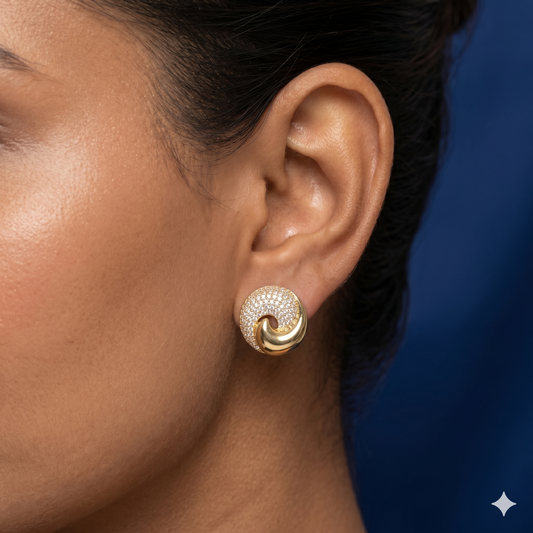 Aurelia Swirl Earrings - SFPW03