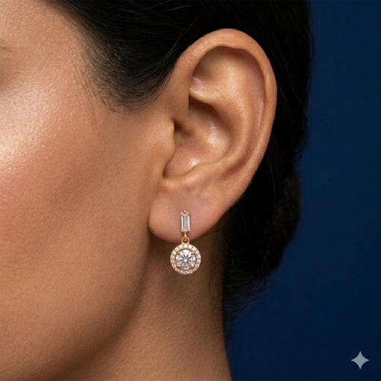 Eterna Spark Drop Earrings - SFPW08