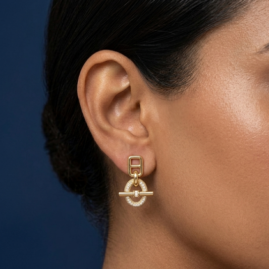 Link Luxe Earrings - SFPW10