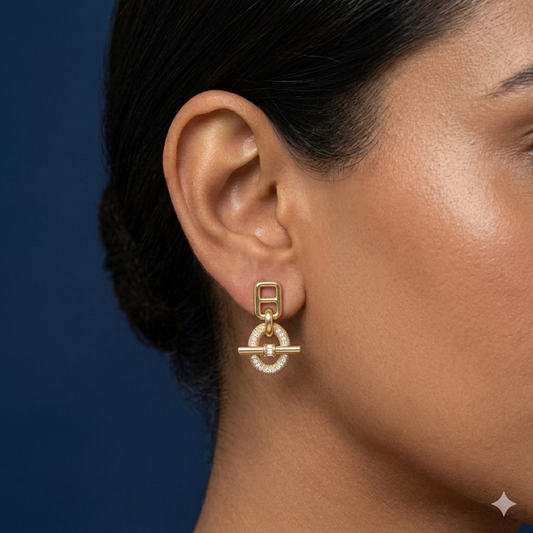 Link Luxe Earrings - SFPW10