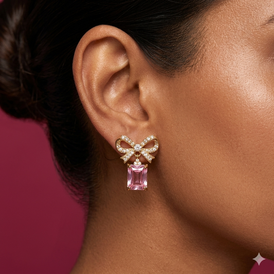 Blush Pink Ribbon Drops - SFPW23.1