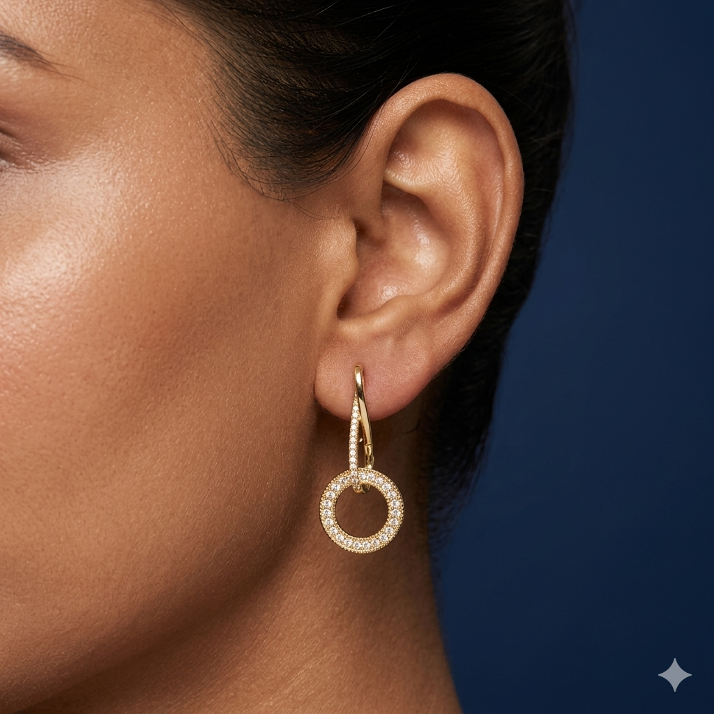 Celeste Circle Luxe Drops - SFPW31