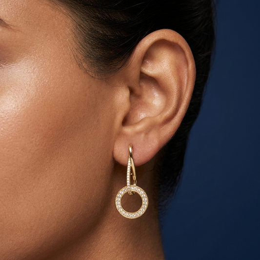 Celeste Circle Luxe Drops - SFPW31