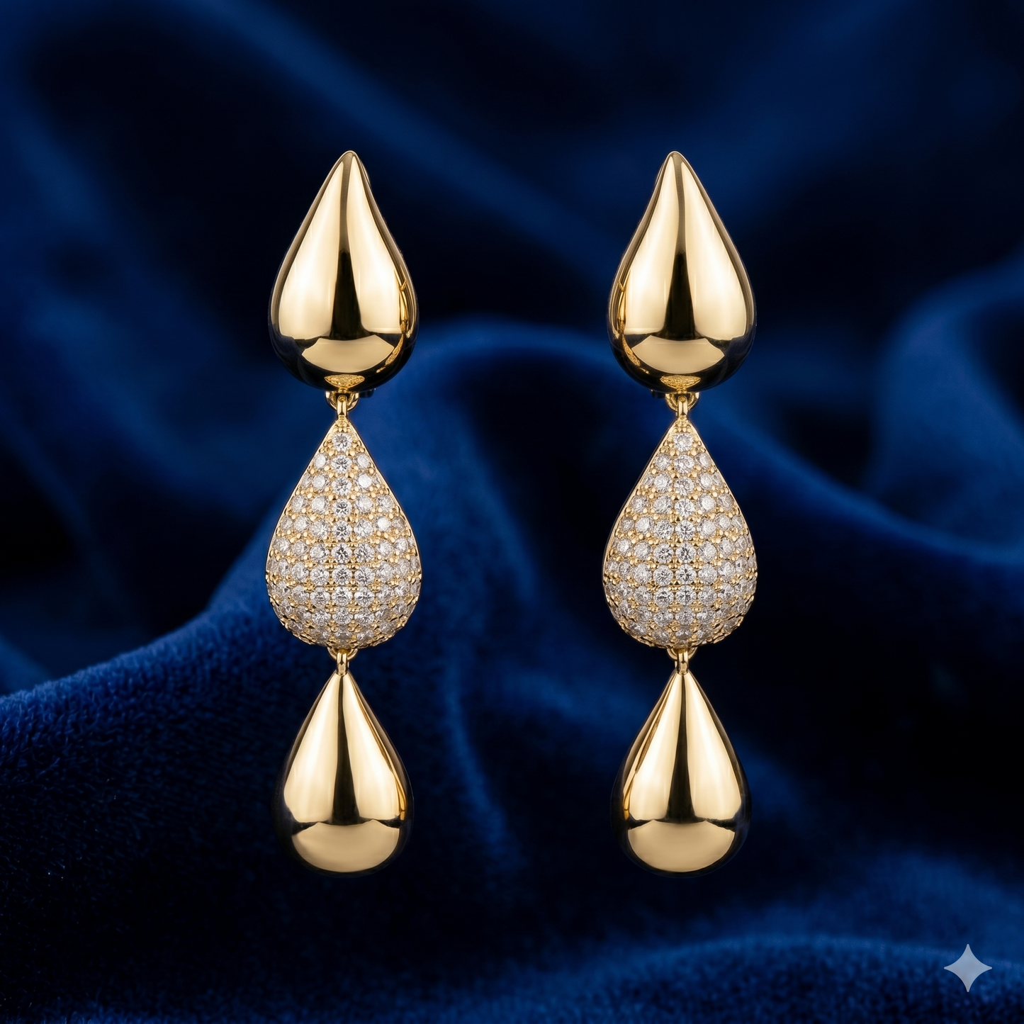 Regal Glow Drop Earrings - SPFW34