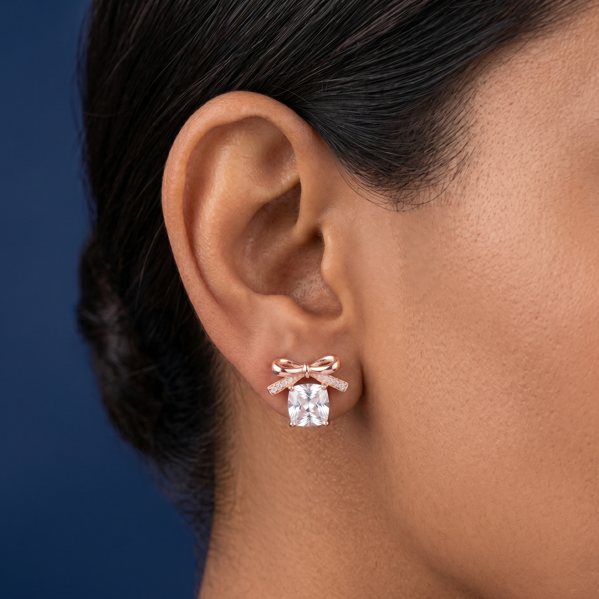 Crystal Bow Studs - SFPW39