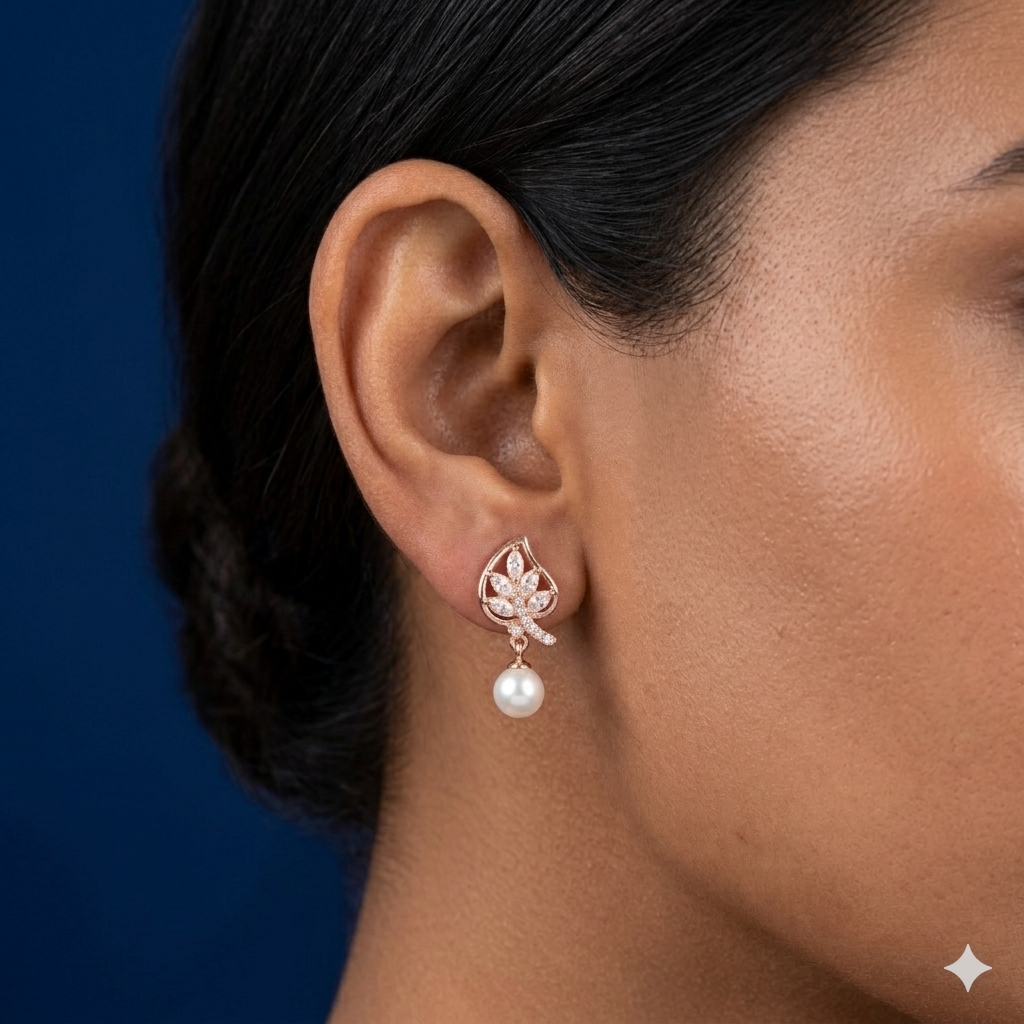 Luna Pearl Earrings - SFPW44