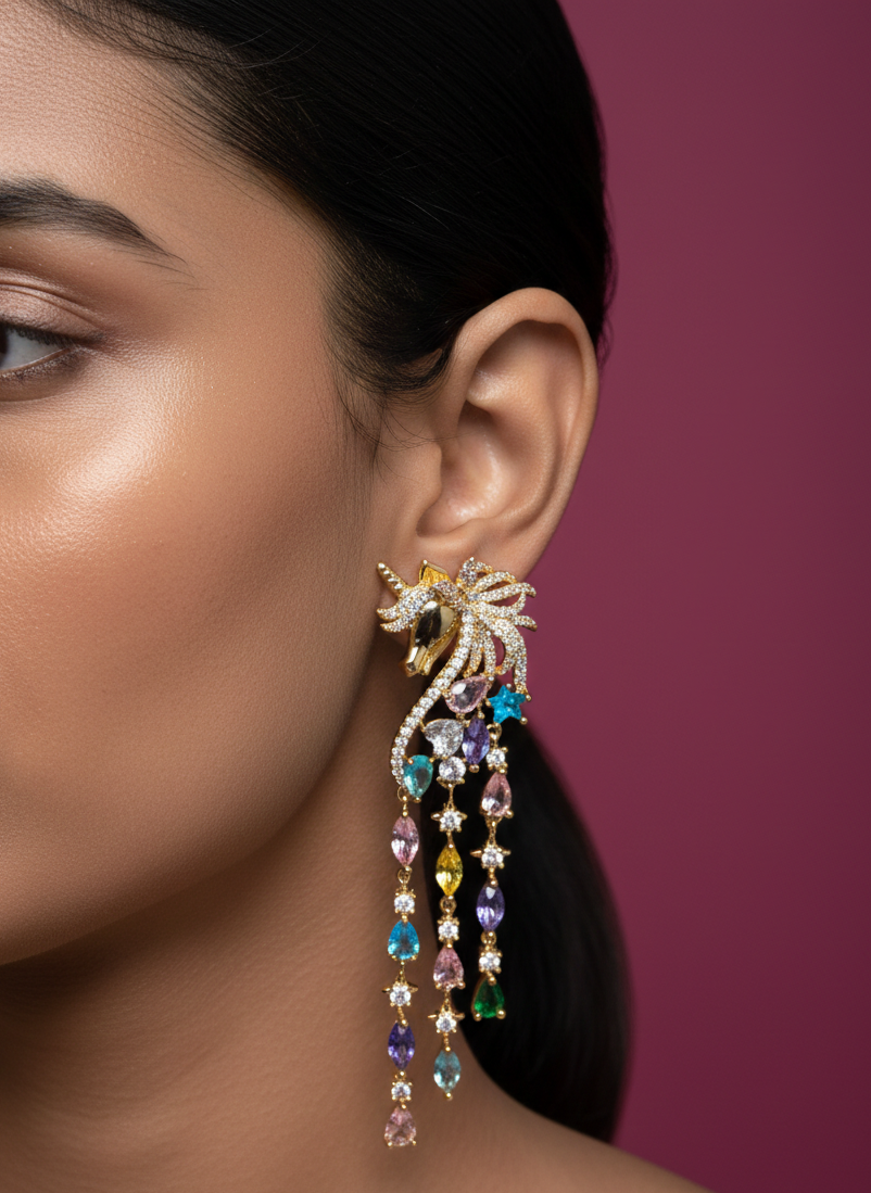 Enchanted Unicorn Cascade Earrings - SFSS17