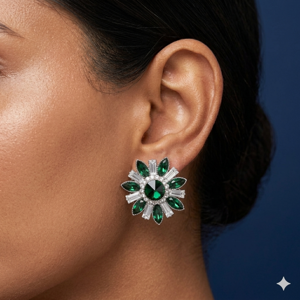 Emerald Radiance Studs - ST20.1