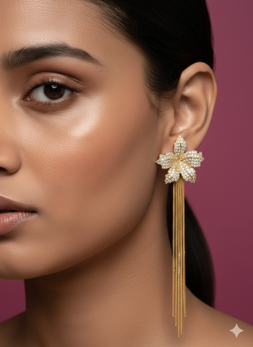 Mystic Flower Earrings - SFAT08