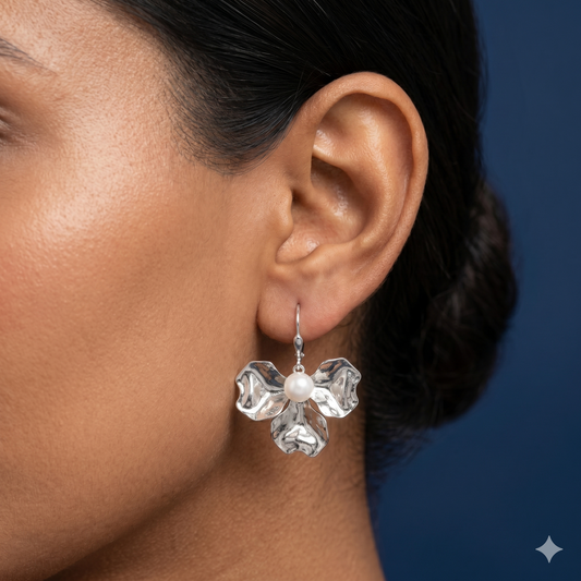 Silver Bloom Drops - TY12.1