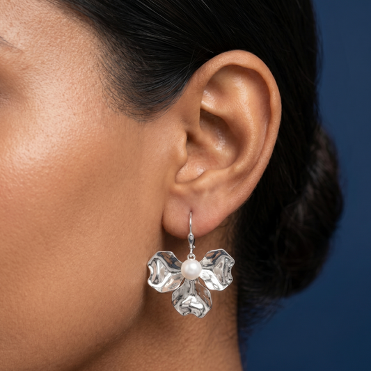Silver Bloom Drops - TY12.1