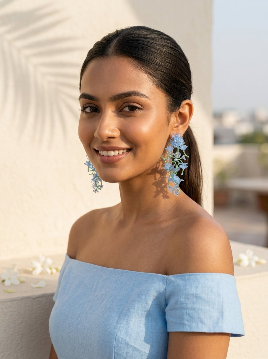 Bluebell Garden Earrings - SFBD12