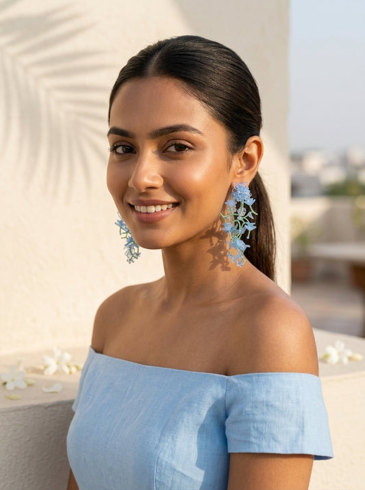 Bluebell Garden Earrings - SFBD12