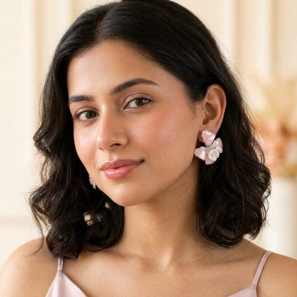 Blush Butterfly Earrings