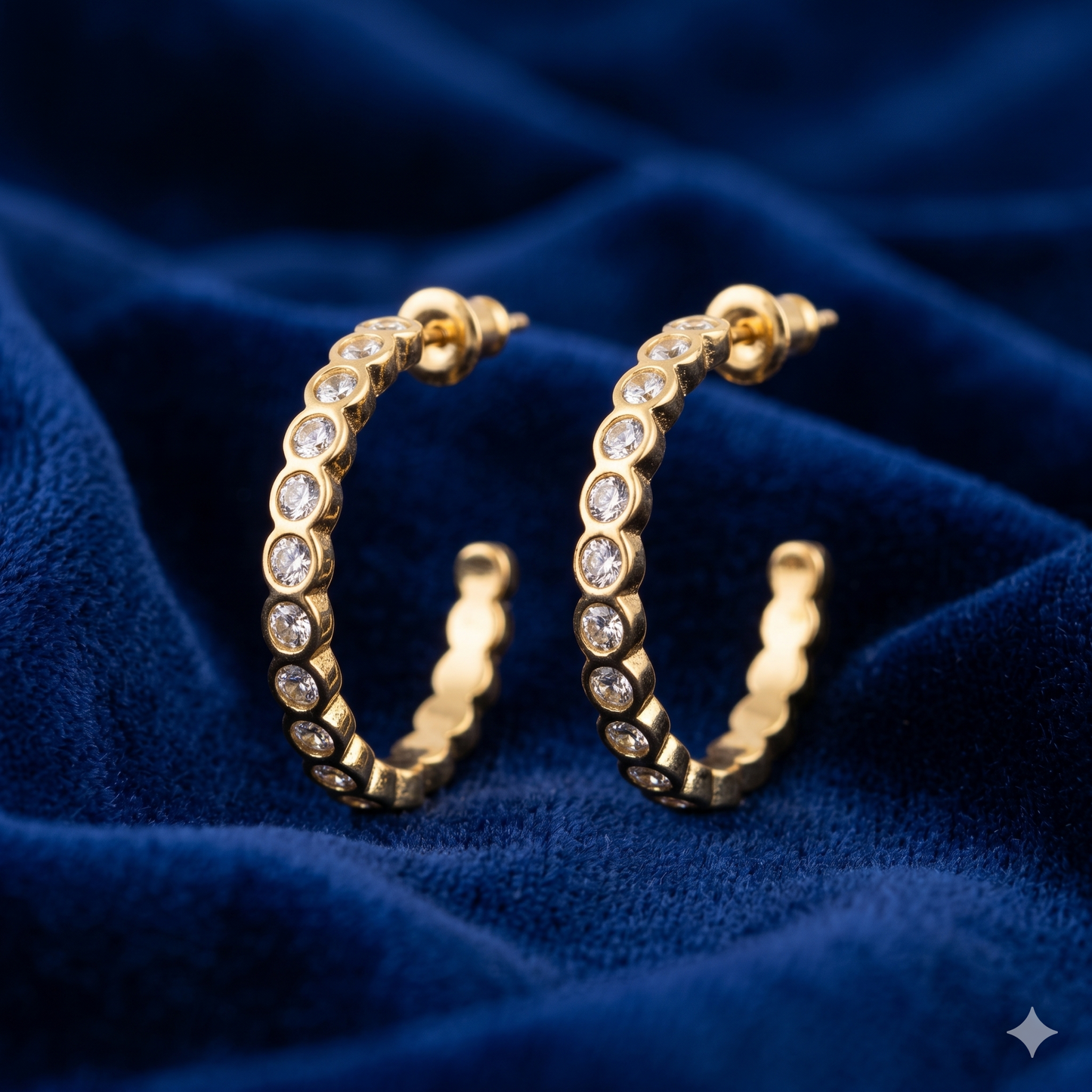 Eternal Sparkle Hoop Earrings - BWAT02