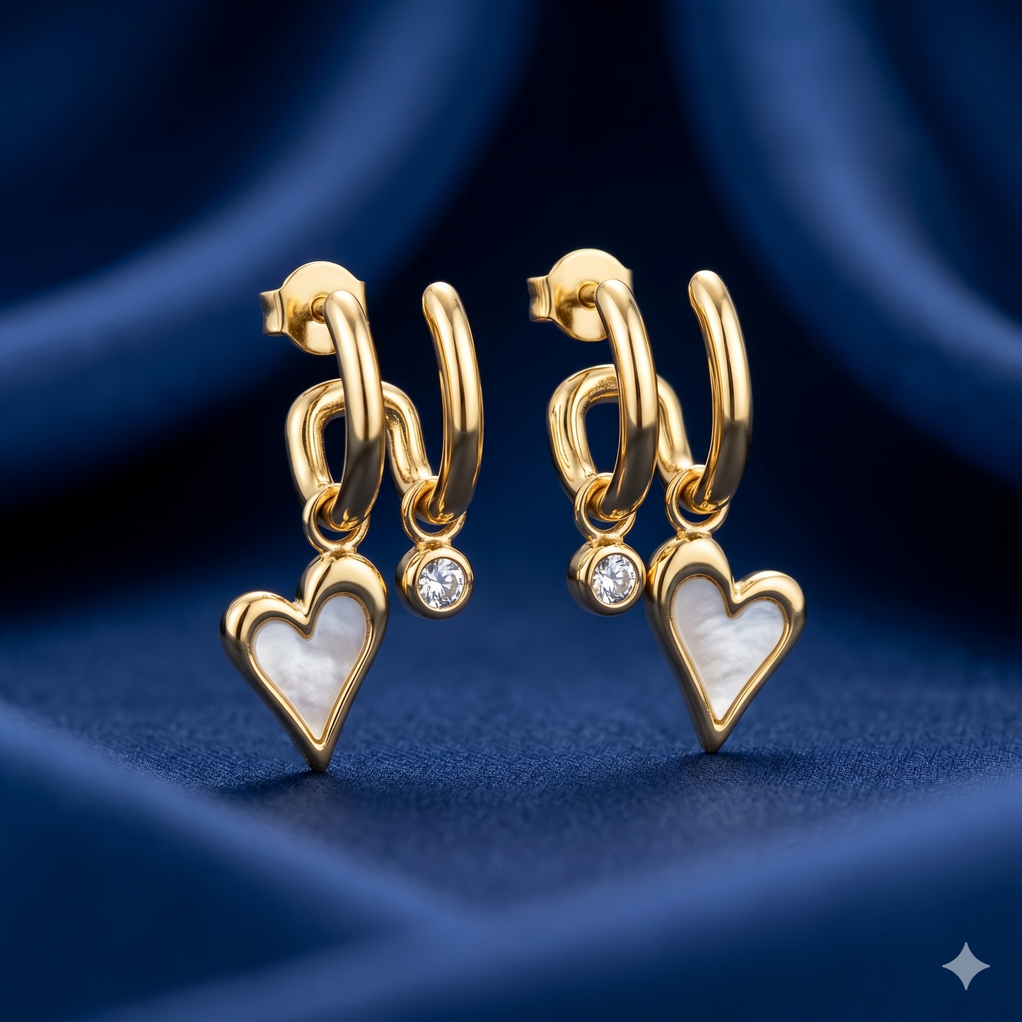 Sweetheart Sparkle Earrings - BKAT21