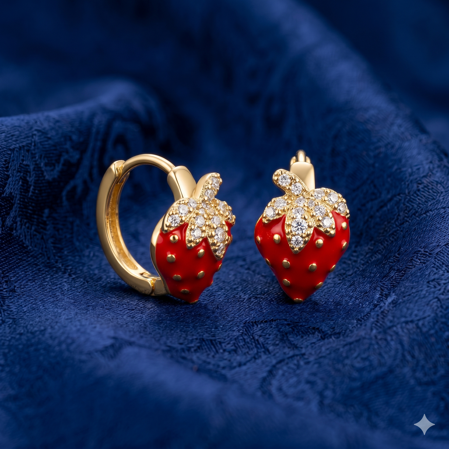 Berry Bliss Hoop Earrings - BKAT26