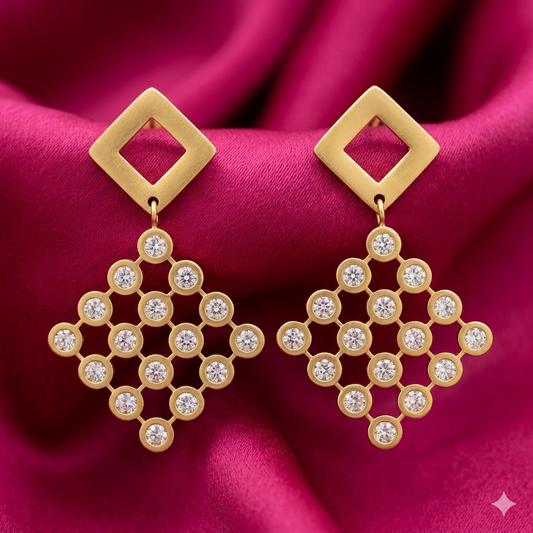 Golden Grid Luxe Drops - BKAT40