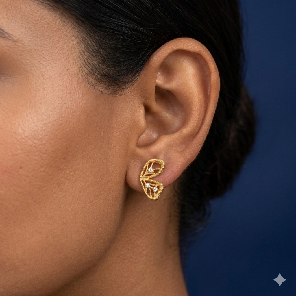 Noor Butterfly Studs - BWAT19