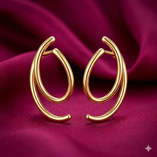 Elara Curve Earrings - BWSS04