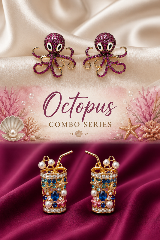 Octopus Treasure Duo - Pink