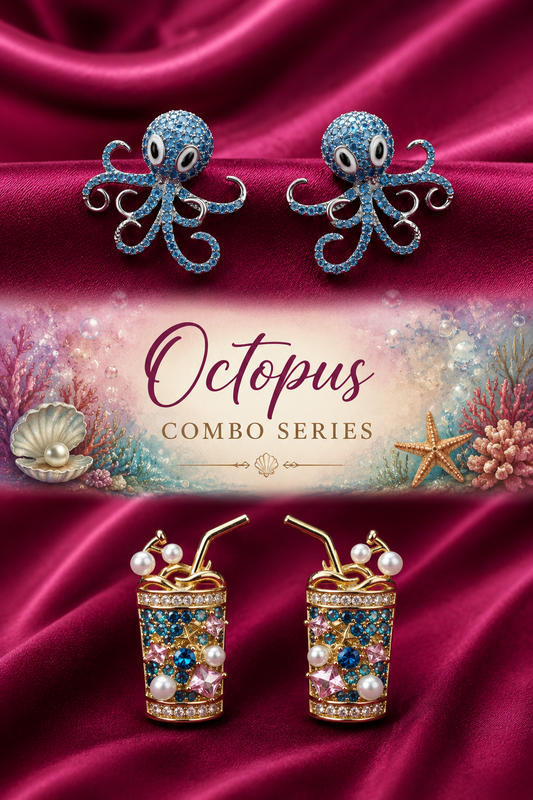 Octopus Treasure Duo - Icy Blue