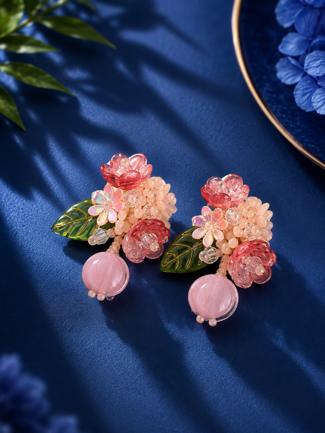 Blush Blossom Bouquet Earrings