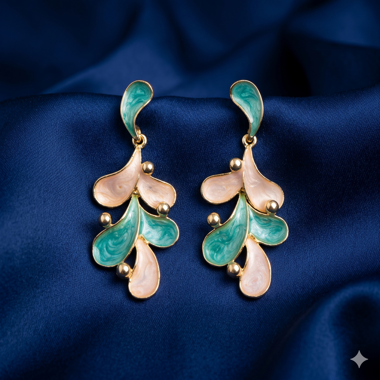 Blush Meadow Drop Earrings - EN03.1