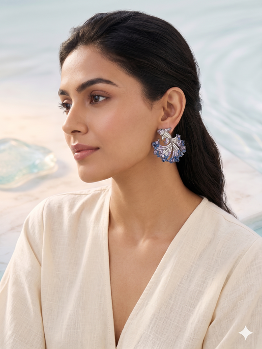Midnight Lagoon KOI Earrings