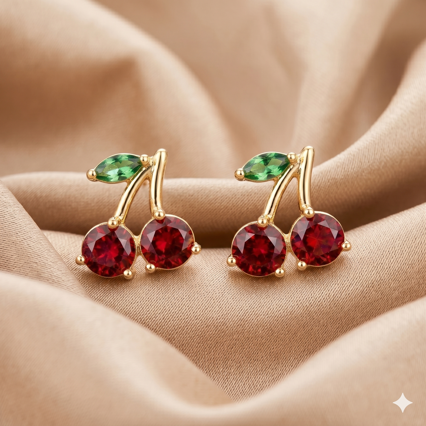 Cherry Charm Studs - BWAT31