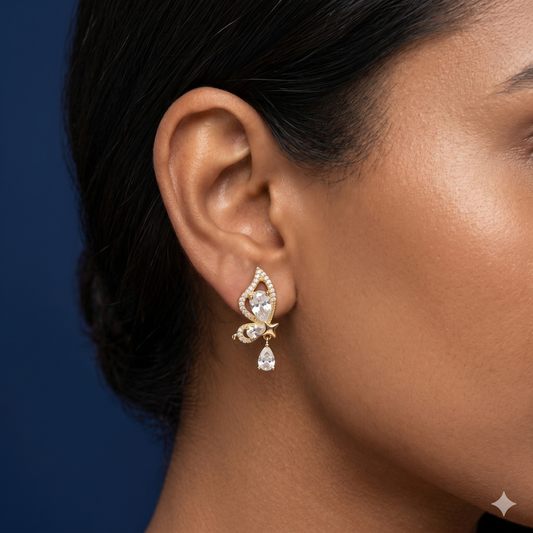 Celestial Butterfly Drop Earrings - SFPW24